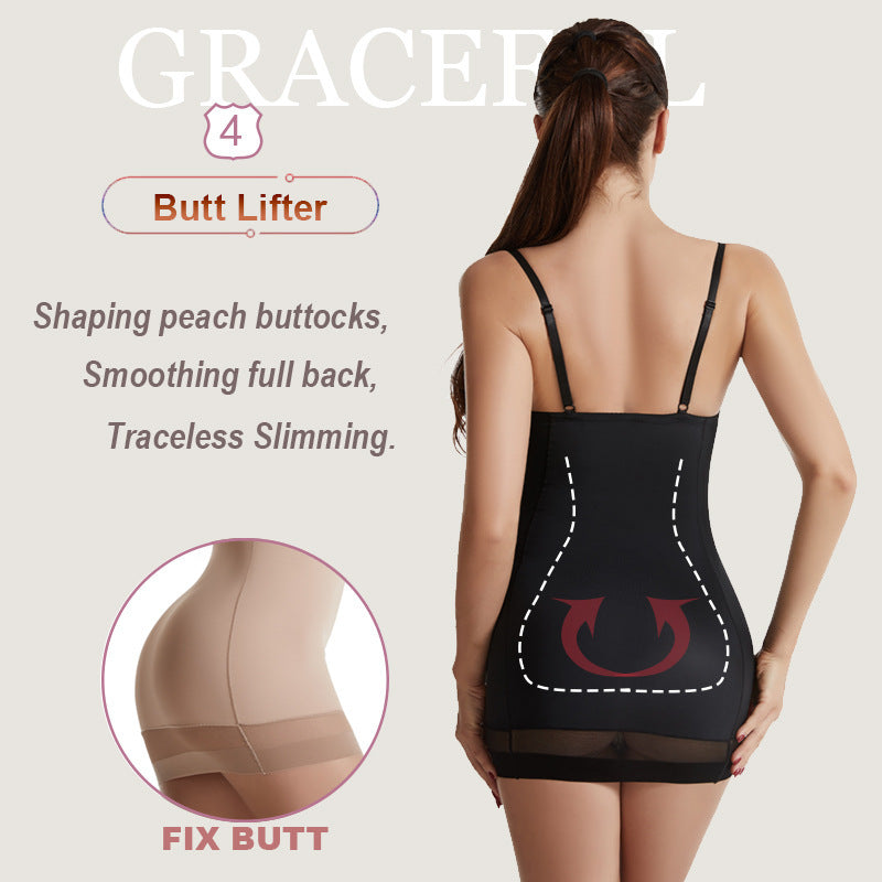 Shapewear Mini Bodysuit Dress