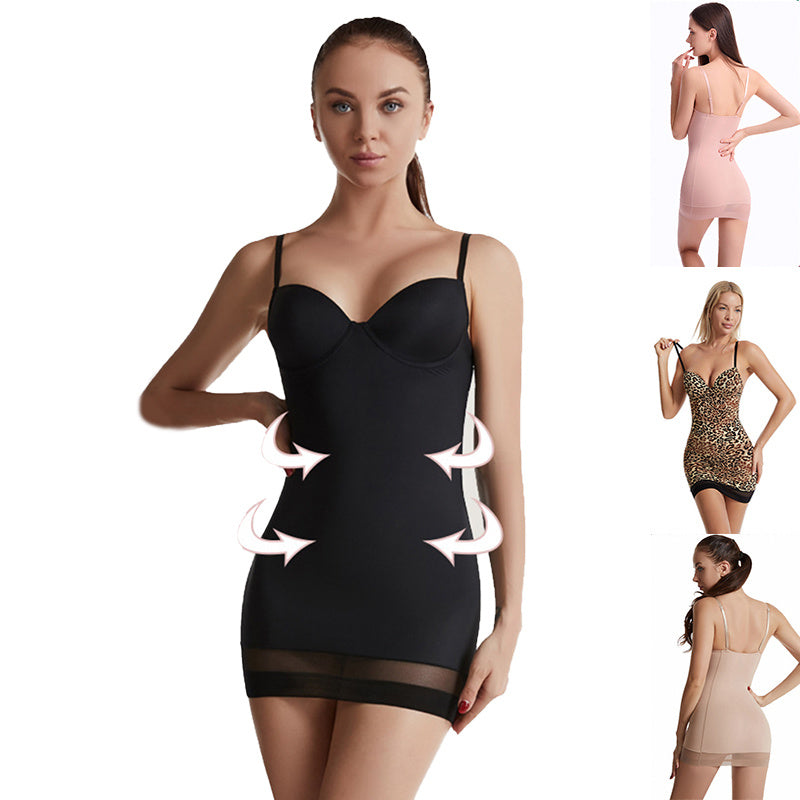 Shapewear Mini Bodysuit Dress