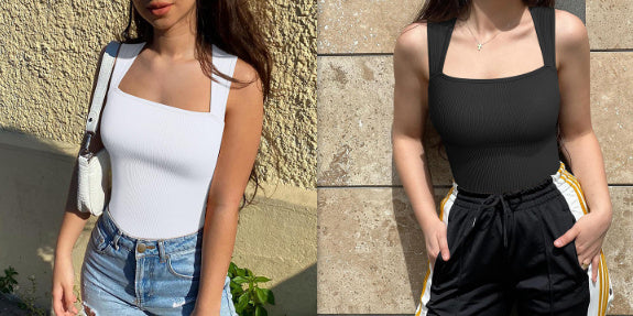 Square Neck Shapewear Jumpsuit