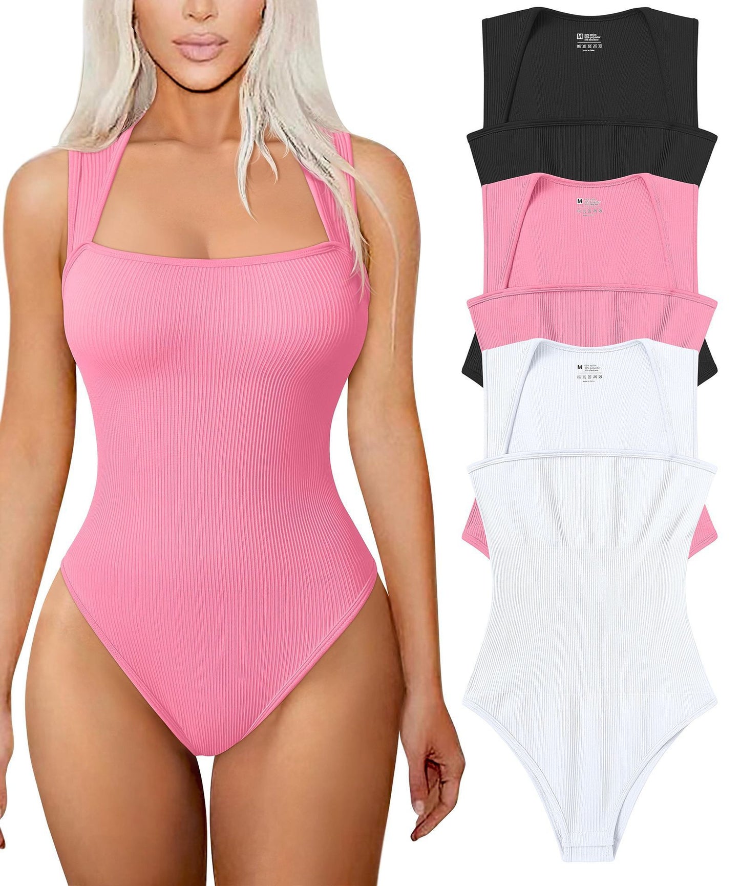 Square Neck Shapewear Jumpsuit