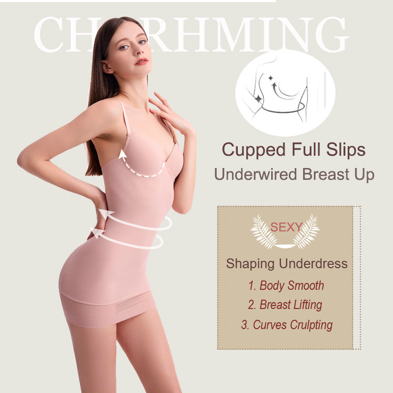 Shapewear Mini Bodysuit Dress
