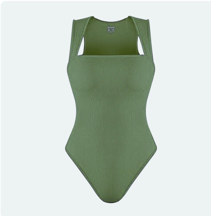 Square Neck Shapewear Jumpsuit