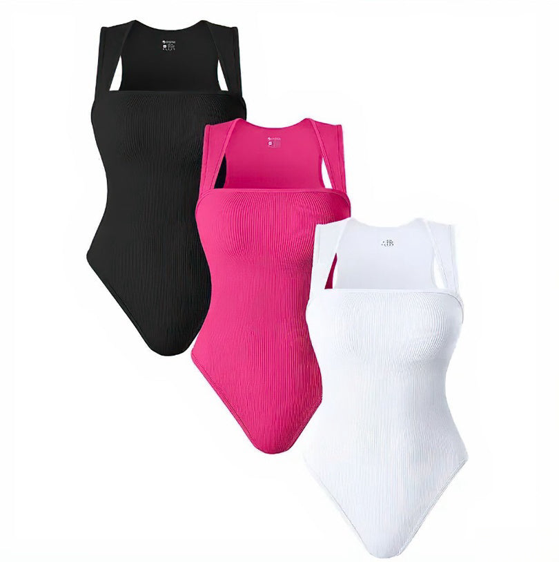 Square Neck Shapewear Jumpsuit