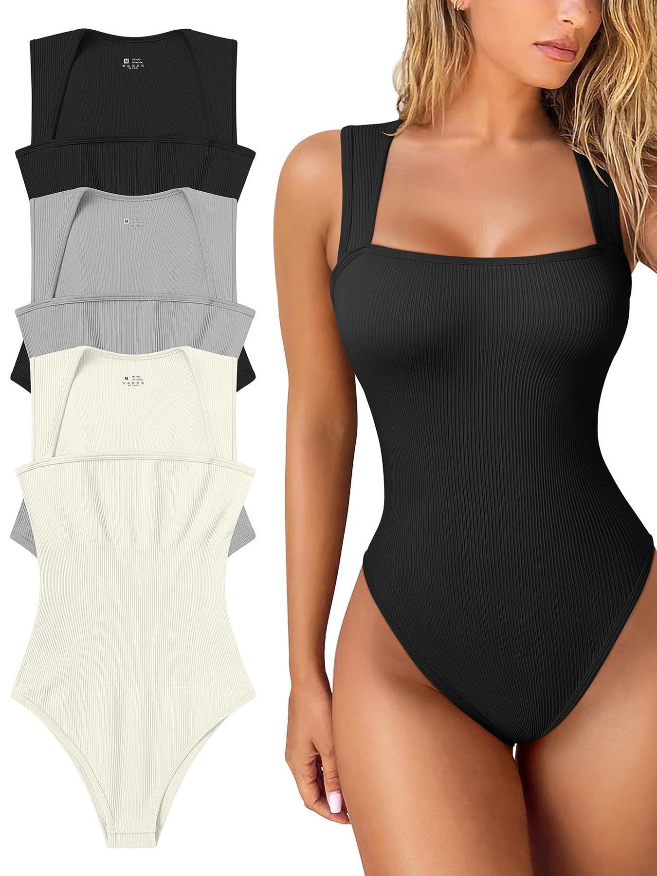 Square Neck Shapewear Jumpsuit