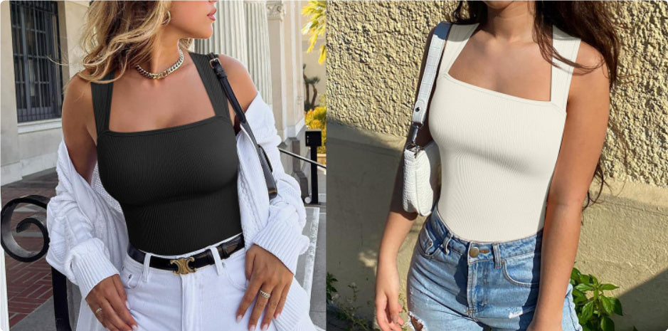 Square Neck Shapewear Jumpsuit