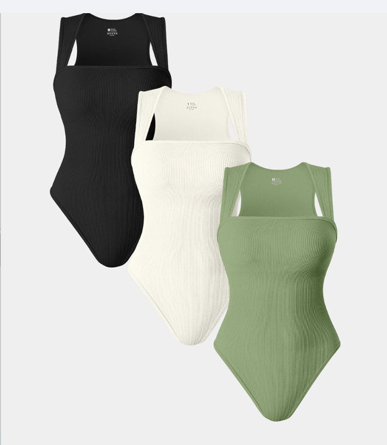 Square Neck Shapewear Jumpsuit